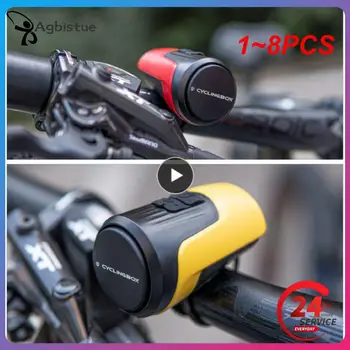 1~8PCS v 1 Riadidlá Bike Elektrické Horn Proti Krádeži Alarm USB Nabíjanie Vysokých Decibeloch Požičovňa Bezpečnostné Upozornenie Bell jazda na Bicykli
