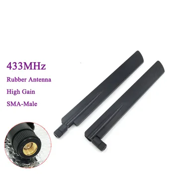 4pcs/veľa Vysoký zisk 12dBi 433MHz Rádio Anténa SMA Omni-Directional Bezdrôtový Mikrofón, Prijímač Bezdrôtové Senzorové Siete
