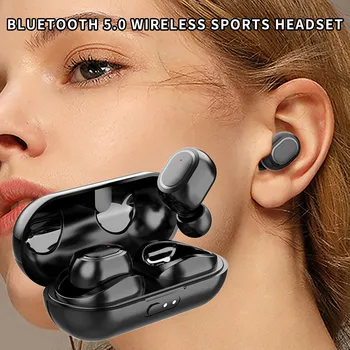 5.0 Headset Prevádzky Bluetooth Športové Hluku Stereo Zvuk Zrušenie Slúchadlá Tlačidlo Headsetu 6 Stereo Headset Bluetooth Headset