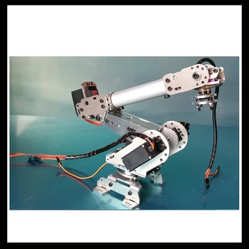 CNC mechanické rameno inteligentný manipulátor priemyselný robot abb model model 0A vzdelávania vyučovanie DIY6 osi
