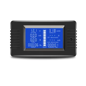Digitálnych DC 0-200V 300A Voltmeter Ammeter autobatérie Tester Kapacita odpor Napätie Prúd Meter monitor 12v 24v 48v 96v