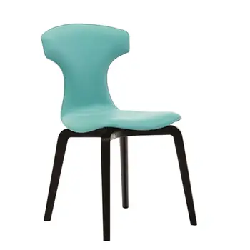 FRP posilnené hotel kožené jedálenské stoličky kreatívny dizajn jednej stoličky