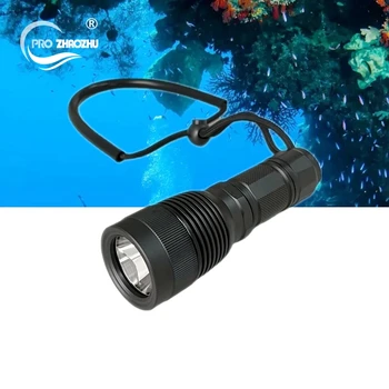 Kompaktný LED Potápačská Baterka IP68 150 Metrov pod vodou Potápanie Pochodeň Svetla 1000 Lumen 3AAA 18650