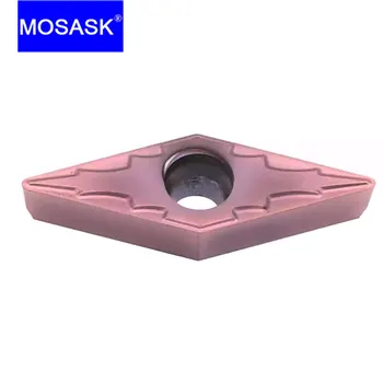 MOSASK 10PCS VCMT 1103 02 04 TF ZP152 CNC Rezanie Nudné Nehrdzavejúcej Ocele Spracovanie Pevných Sústruženie Karbidu Vložky
