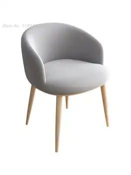 Nordic štýl stoličky moderný minimalistický stôl stoličky tvorivé čisté červené počítač make-up stolček operadlo domov dospelých jedálenské stoličky