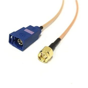 Nový Modem Koaxiálny Kábel SMA Samec Na FAKRA C Samica Konektor RG316 15 CM 6inch Adaptér RF Pigtail