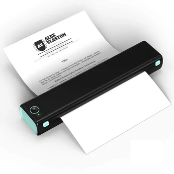 Phomemo Wireless Mobile Printer Doručenia čiarového kódu Prenosné Bluetooth Mini HD A4 pre Počítač a Android & iOS Telefón pre Office