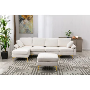Prízvuk gauč /Obývacia izba gauč sectional sofa Jednoduchá montáž pre vnútorné nábytok do obývacej izby