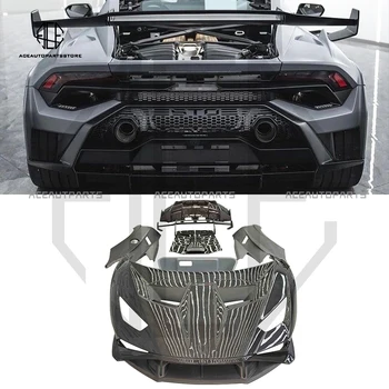 Re Štýl Suché Uhlíkových Vlákien Telo Súpravy Pre Lamborghini Huracan LP580 LP610-4 EVO 2014-2022