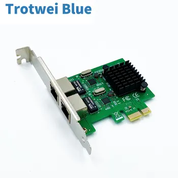 RTL8111 PCIe Dual-port Gigabit NIC PCI-E X1 Rozhranie Gigabit Server NIC Agregácie Mäkké Smerovanie