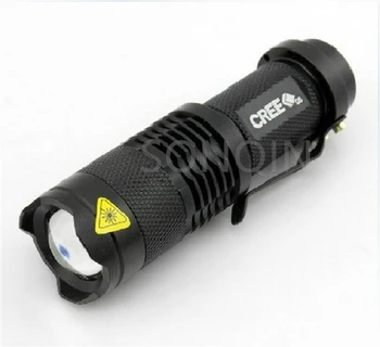 Set! Taktické LED Baterky T6 Taktická Baterka + Q5 Mini Pochodeň Lanterna Zoomovateľnom Vodotesný, Baterka Bicykli