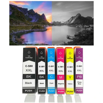 Svetlé Farby Plné Kazety pre TS8150 TS8152 TS8250 Vysokej Vymeniť Atramentové Tlačiarne Plné Farby 8.8 cm/3.46 v