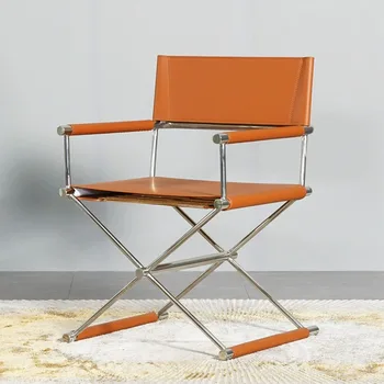 Taliansky minimalistický sedlo stoličky, obývacia izba bežné jednej stoličky, riaditeľ stoličky, dizajnový osobné kreslo,