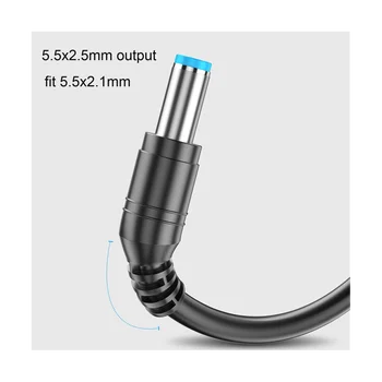 USB C Typ C PD Na 15V Napájací Kábel pre Bezdrôtový Smerovač, Laptop LED Pásy Reproduktor CCTV Kamery, DVR 1,2 M