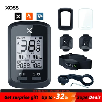 XOSS GPS Cyklistické Počítač G Bezdrôtový Tachometer Bluetooth Tracker Nepremokavé Cestnej Bike MTB Bicykel počítadlo kilometrov G+ PLUS
