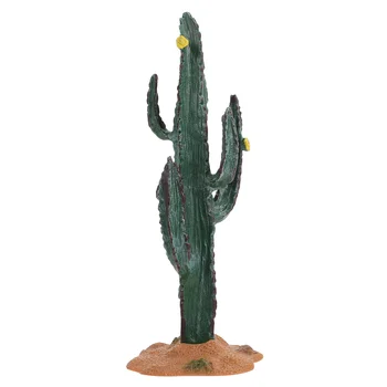 Zelená Púšť Model Ploche Kaktus Ornament Terária Zariadené A Sukulentných Rastlín Realisticky Plavidlá Pvc Ozdobu Office Plaz