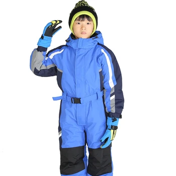Zimné Deti Jedného kusu Lyžiarske Odevy pre Chlapcov, Dievčatá Tepelnej Snowboarding, Lyžovanie, Oblečenie, Nohavice Outdoor Zahusťovanie Kombinézach