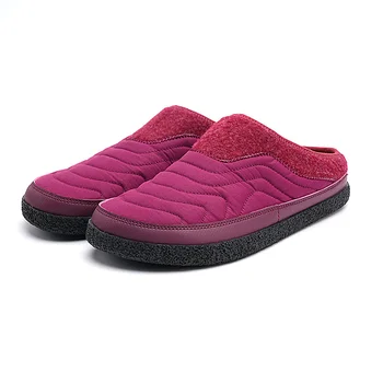 Zimné outdoorové bavlnené papuče vysoko kvalitné pánske teplé oblečenie obuv non-slip ploché soled papuče párov žien v domácnosti topánky