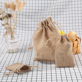 Šnúrkou taška vrecoviny darčekové tašky s potravinami skladovanie šnúrkou taška položka balení taška
